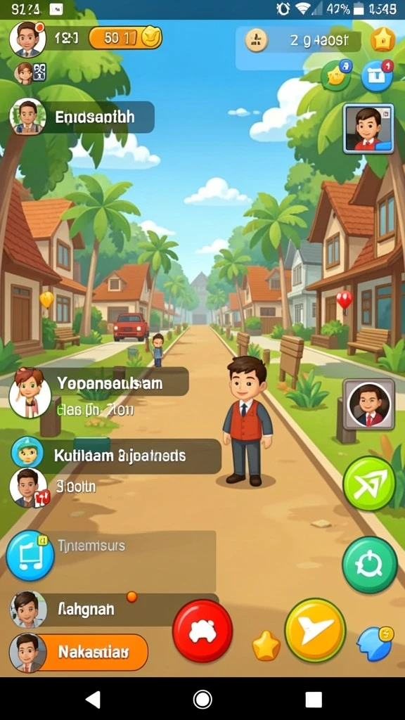 Fitur sosial untuk berbagi pencapaian bersama teman.