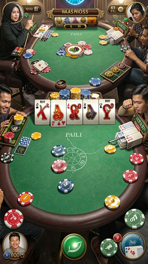 Tampilan menarik dengan berbagai tema slot.