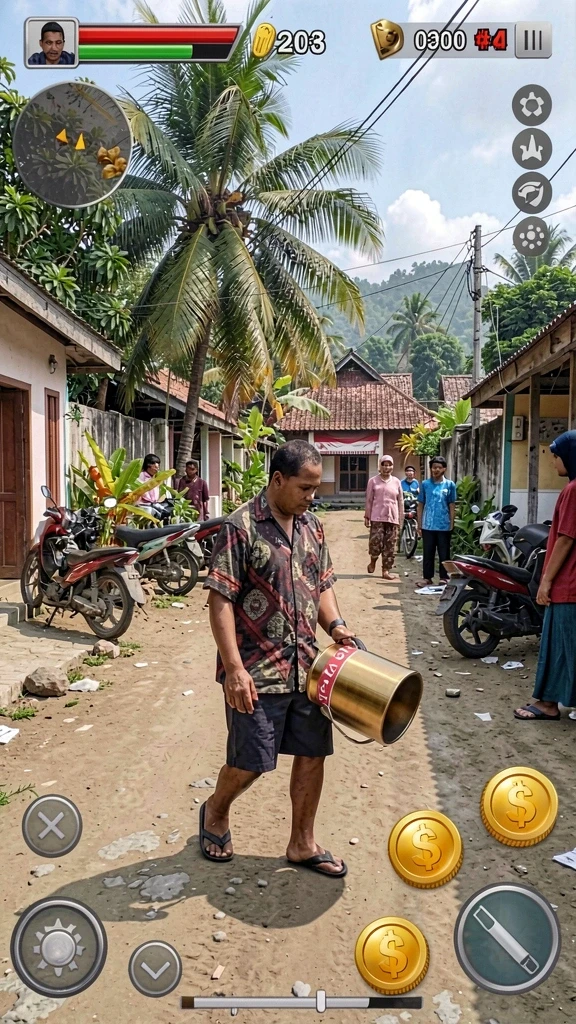 Karakter unik yang menambah keseruan permainan.