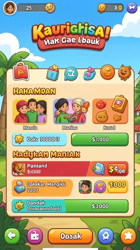 Mode multiplayer yang memungkinkan interaksi dengan pemain lain.