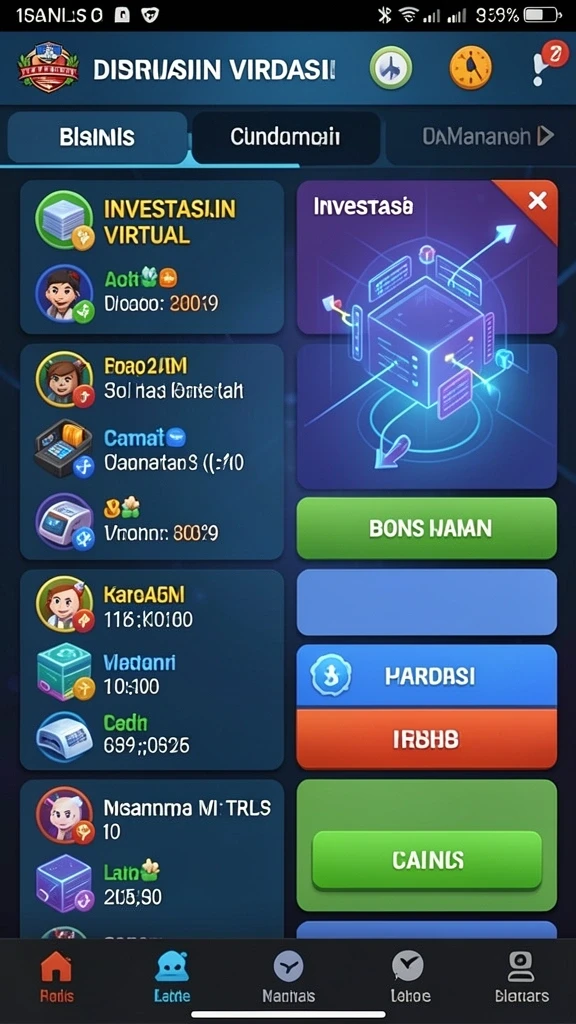Screenshot menunjukkan aksi mendebarkan dalam permainan.