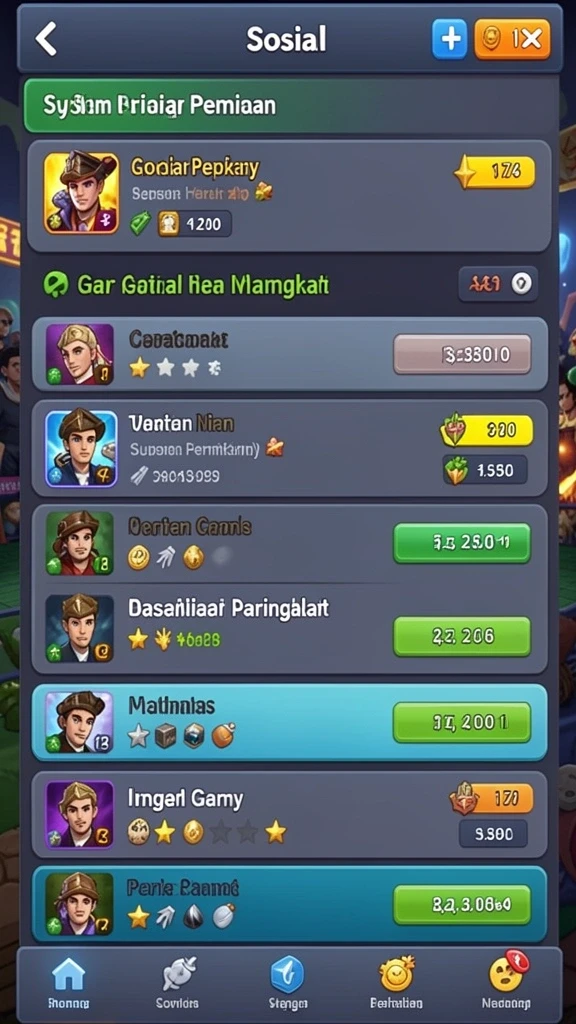 Pengguna sedang mengeksplorasi dunia fantasi DYO1.