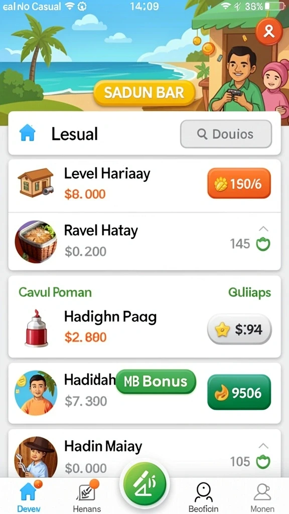 Screenshot menunjukkan karakter utama dalam aksi seru.