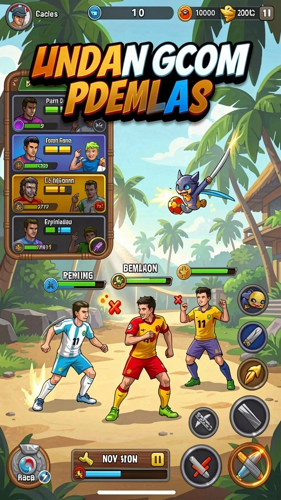 Statistik lengkap untuk membantu pemain.