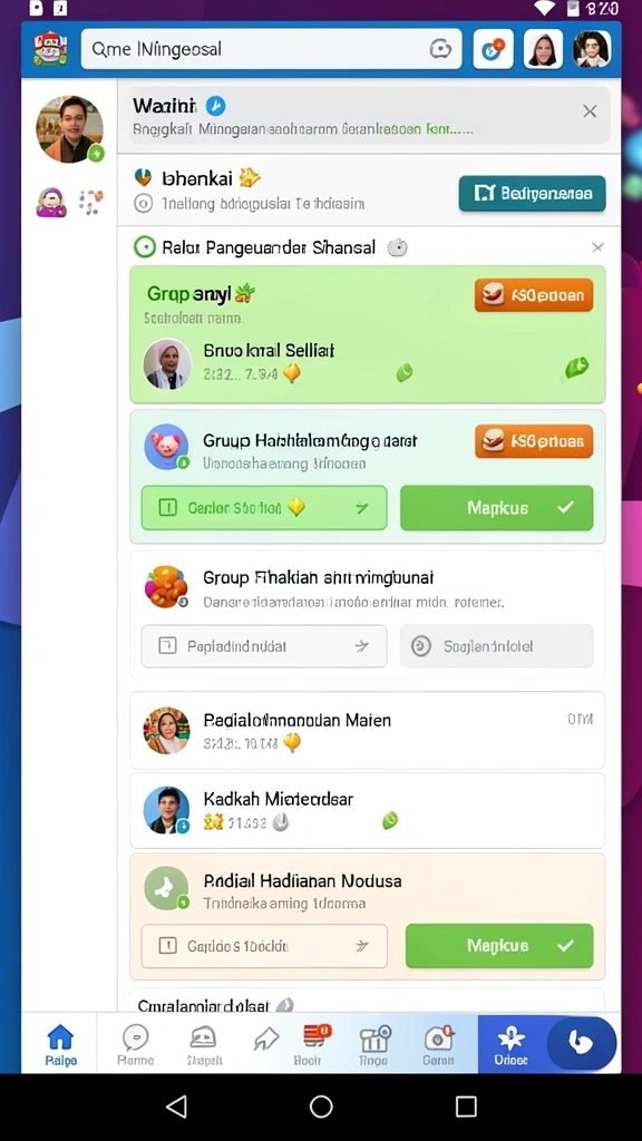 Tampilan antarmuka yang ramah pengguna dan menarik.