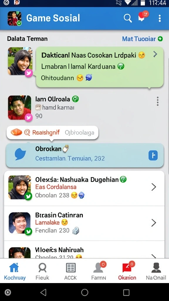 Karakter-karakter unik yang bisa dipilih.