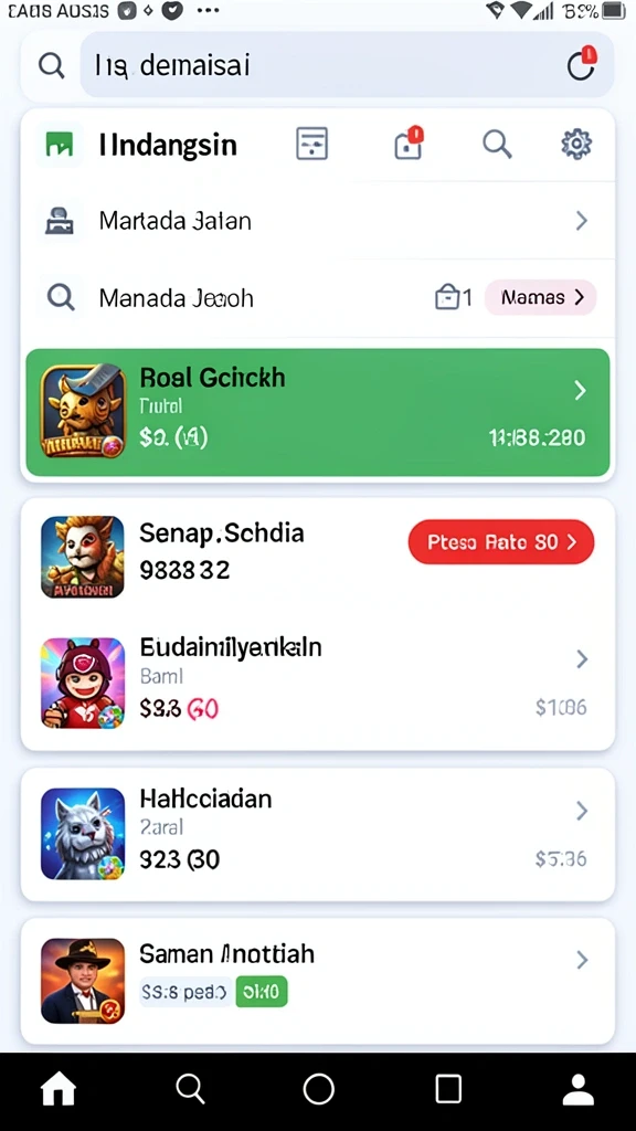 Fitur komunitas untuk berinteraksi dengan pemain lain.