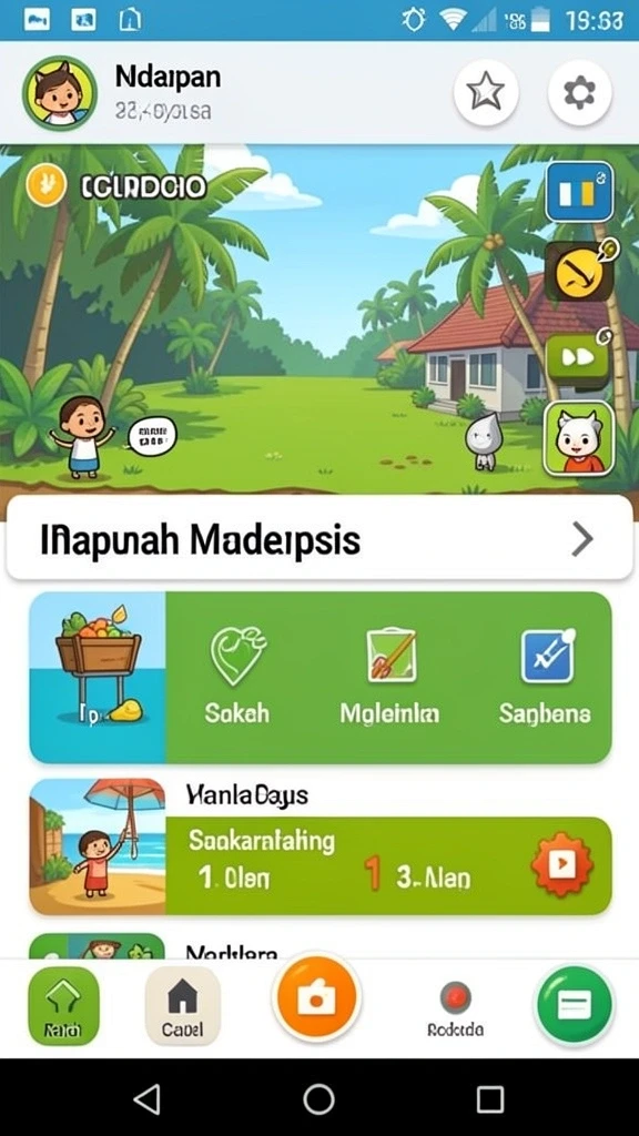 Grafik memukau dan penuh warna.