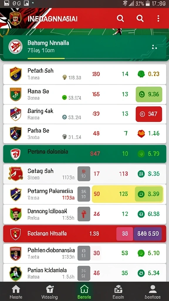 Menu navigasi yang mudah digunakan untuk pemain baru.