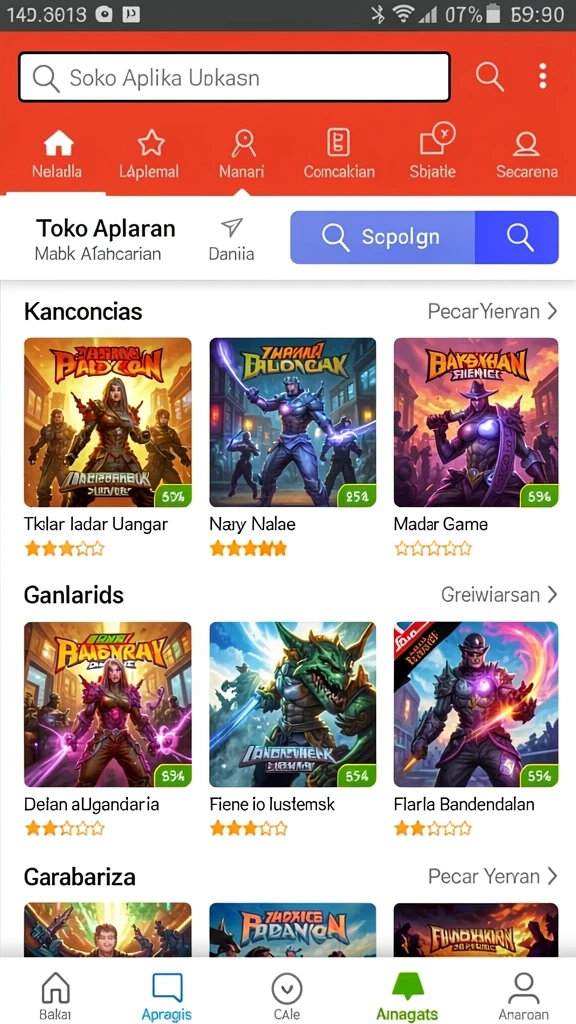 Tampilan antarmuka yang menarik dan intuitif.