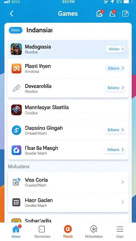 Tampilan antarmuka yang menarik dan user-friendly.