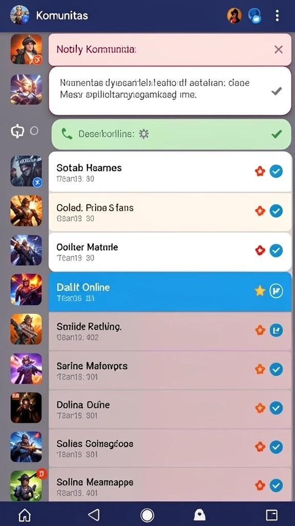 Screenshot menampilkan berbagai tema permainan slot yang menarik.