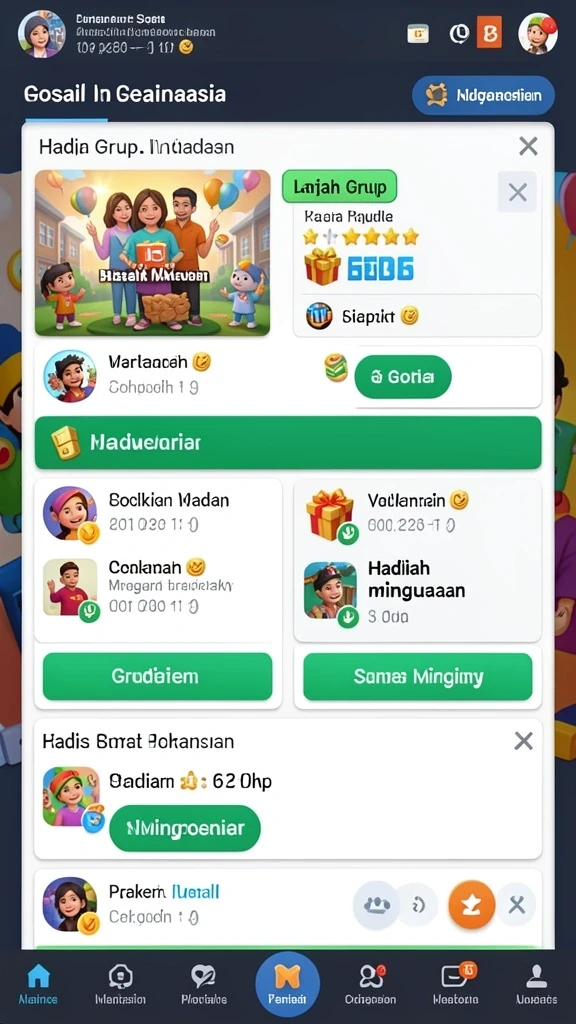Tampilan antarmuka yang ramah pengguna.