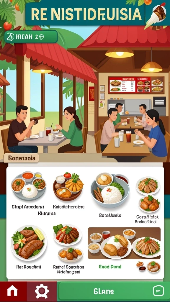 Tampilan antarmuka yang intuitif dan menarik.