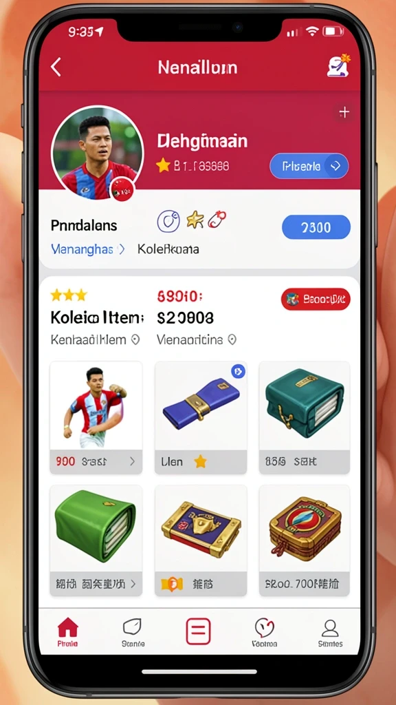 Tampilan mesin slot yang menarik dan colorful.