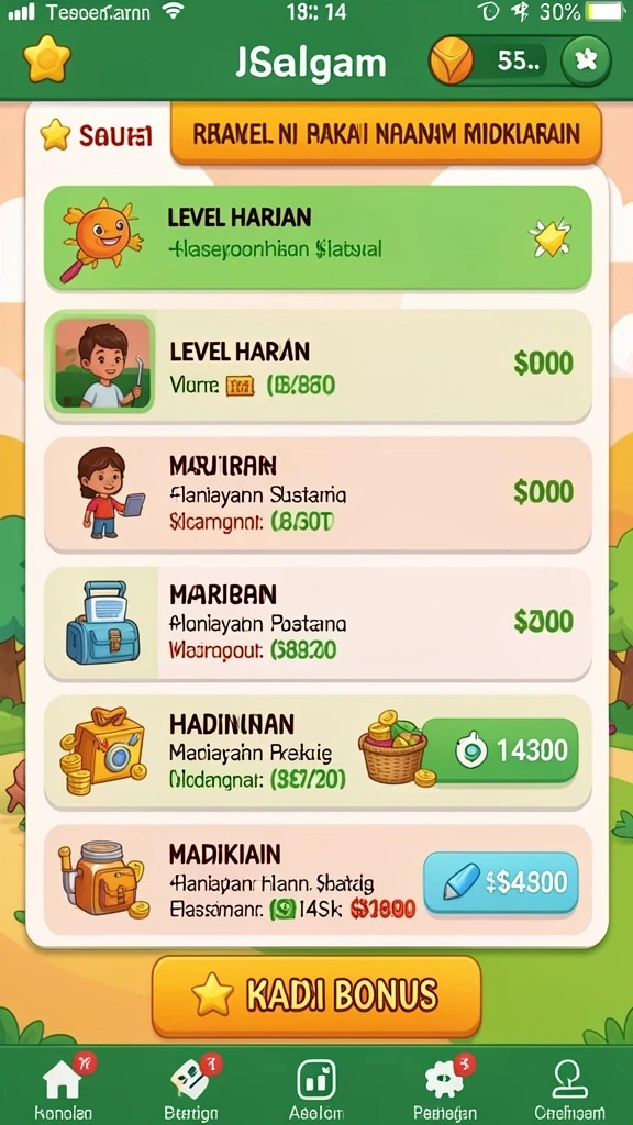 Tampilan antarmuka yang menarik dan mudah dinavigasi.
