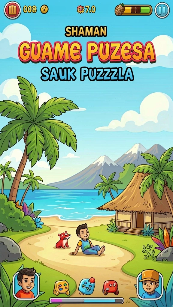 Screenshot menunjukkan berbagai level yang menantang dan menarik.