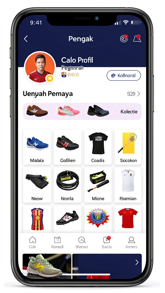 Komunitas aktif yang saling mendukung.