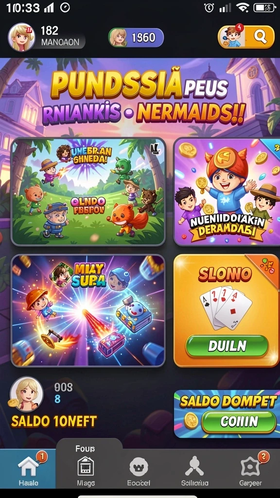 Grafis menawan saat menjelajahi dunia virtual.