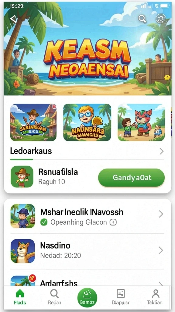 Tampilan antarmuka yang menarik dan mudah digunakan.