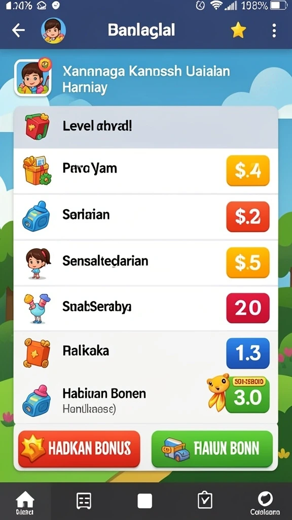 Tampilan antarmuka yang menarik dan user-friendly.