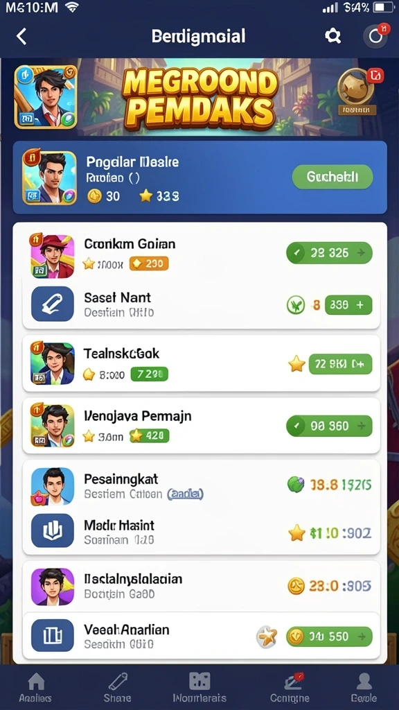 Tampilan antarmuka SOBAT777 yang modern dan menarik.
