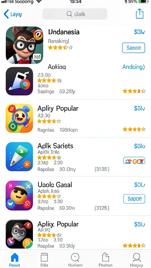 Karakter-karakter unik yang dapat Anda pilih.