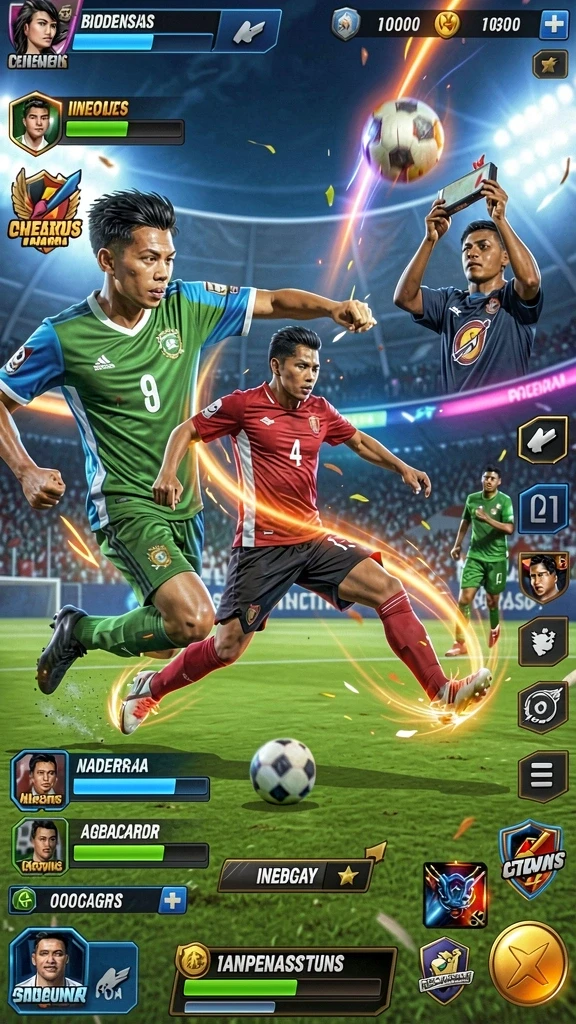 Gambarkan fitur multiplayer saat bermain dengan teman.
